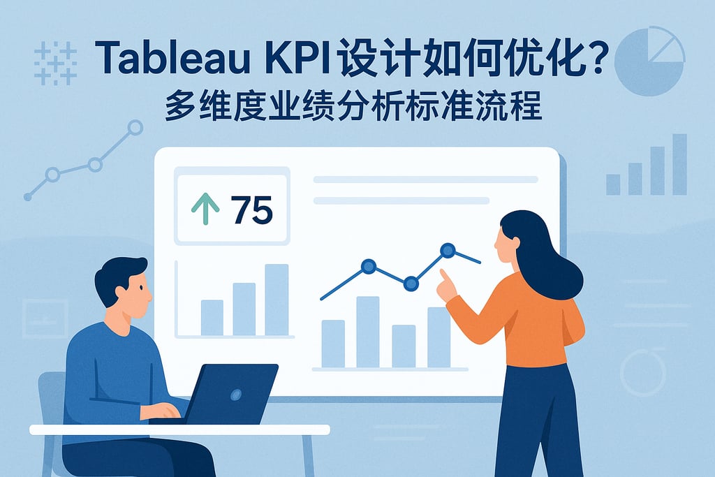 Tableau KPI设计如何优化？多维度业绩分析标准流程
